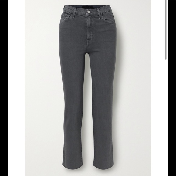 Jules distressed high-rise straight-leg jeans - Picture 2 of 4